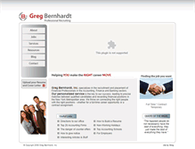 Tablet Screenshot of gregbernhardt.com